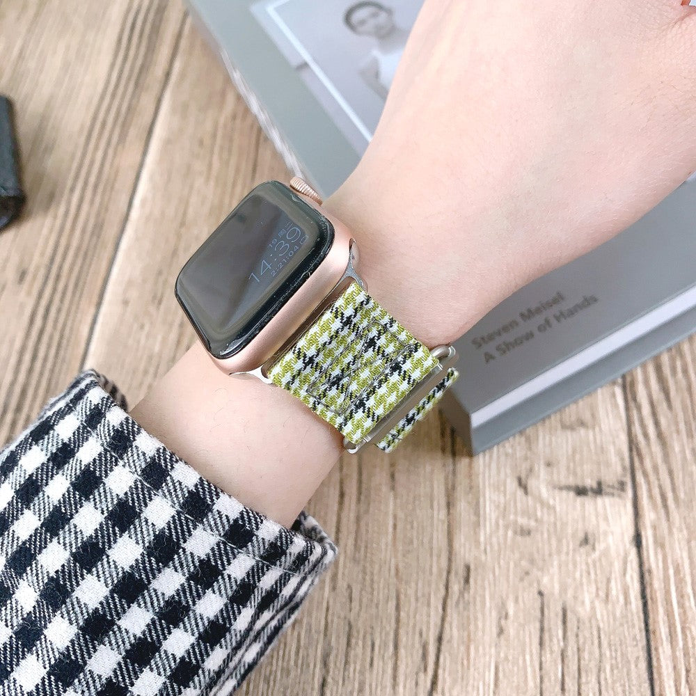 Komfortabel Nylon Universal Rem passer til Apple Smartwatch - Grøn#serie_6