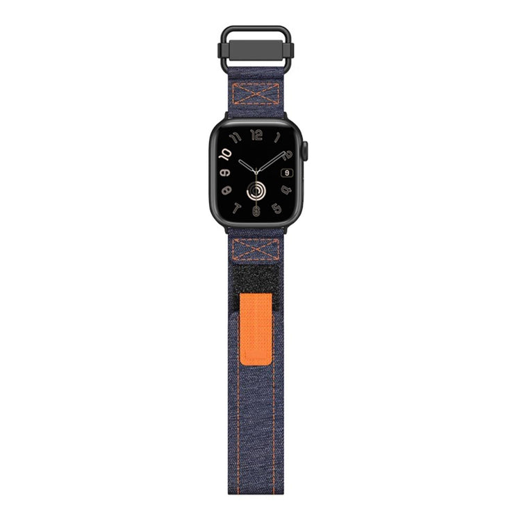 Super Pænt Nylon Universal Rem passer til Apple Smartwatch - Blå#serie_4