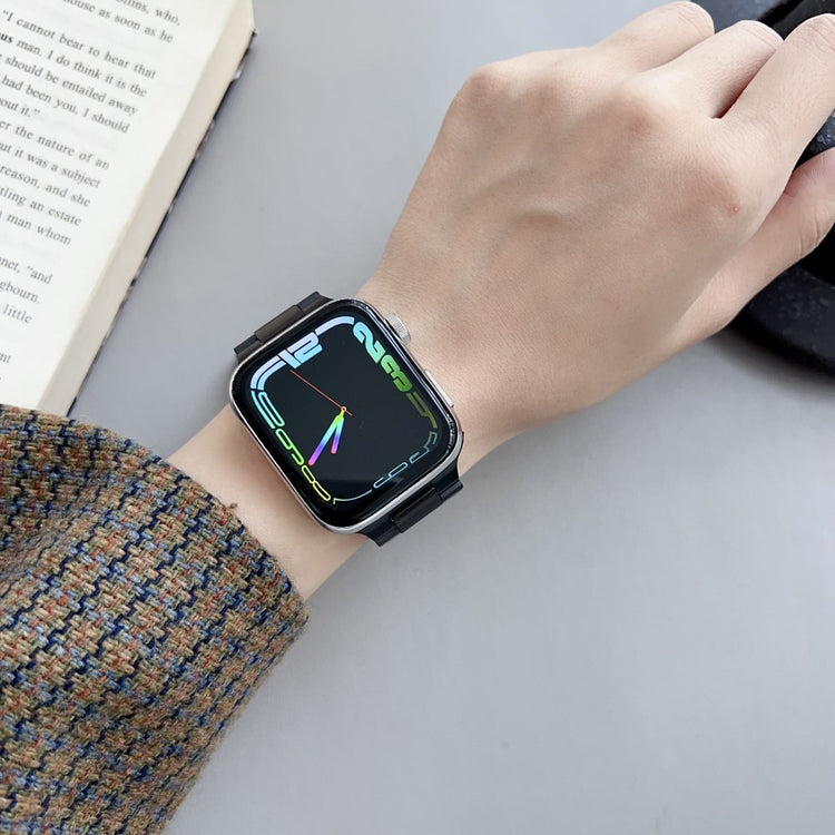 Super Pænt Metal Universal Rem passer til Apple Smartwatch - Sølv#serie_1