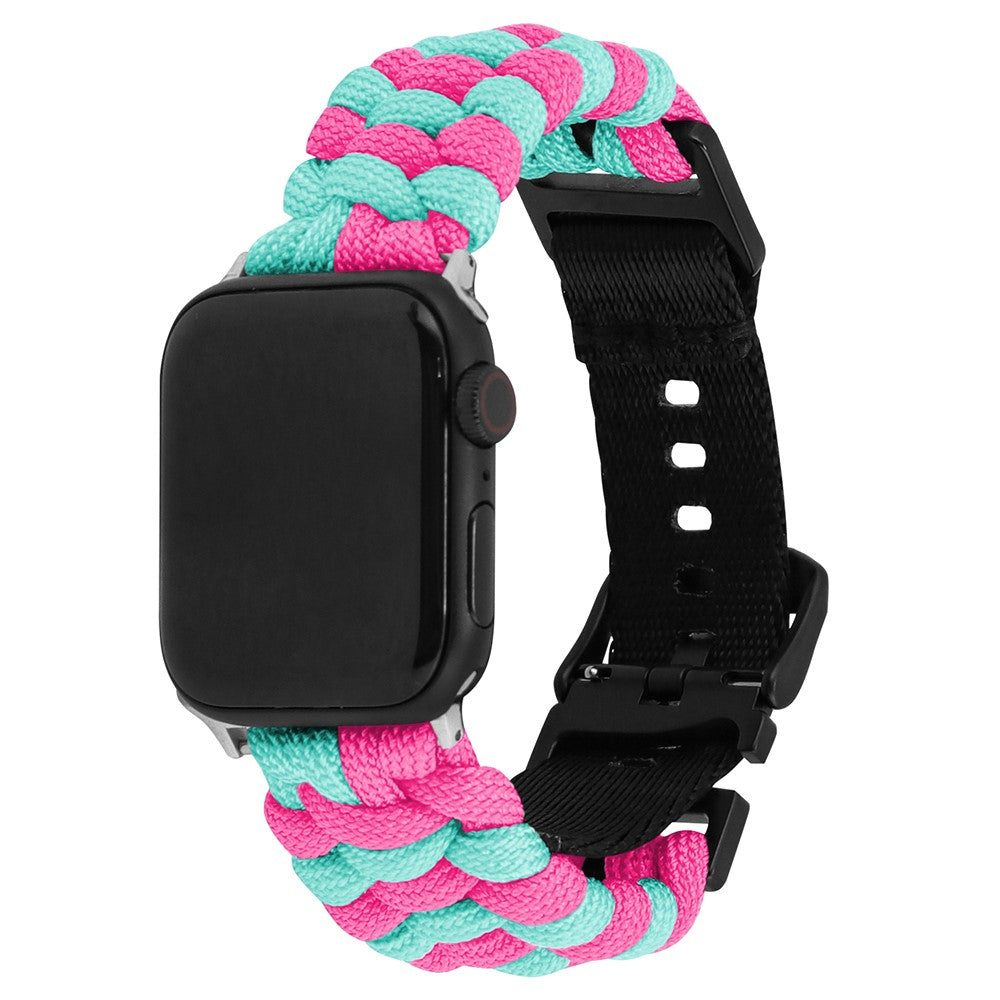 Vildt Pænt Nylon Universal Rem passer til Apple Smartwatch - Pink#serie_1