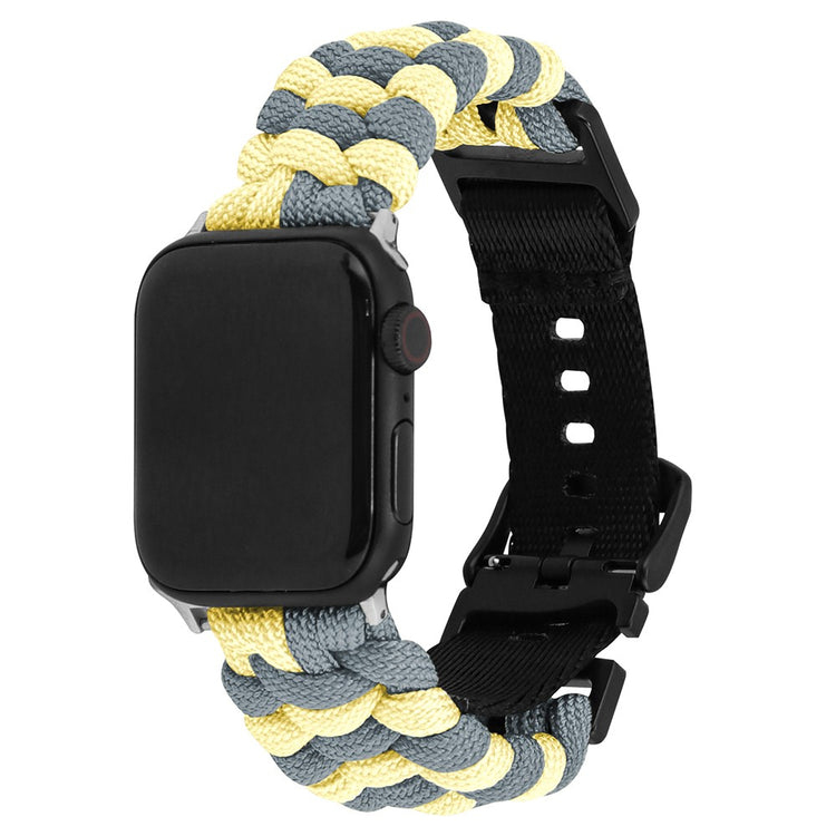 Vildt Pænt Nylon Universal Rem passer til Apple Smartwatch - Gul#serie_2