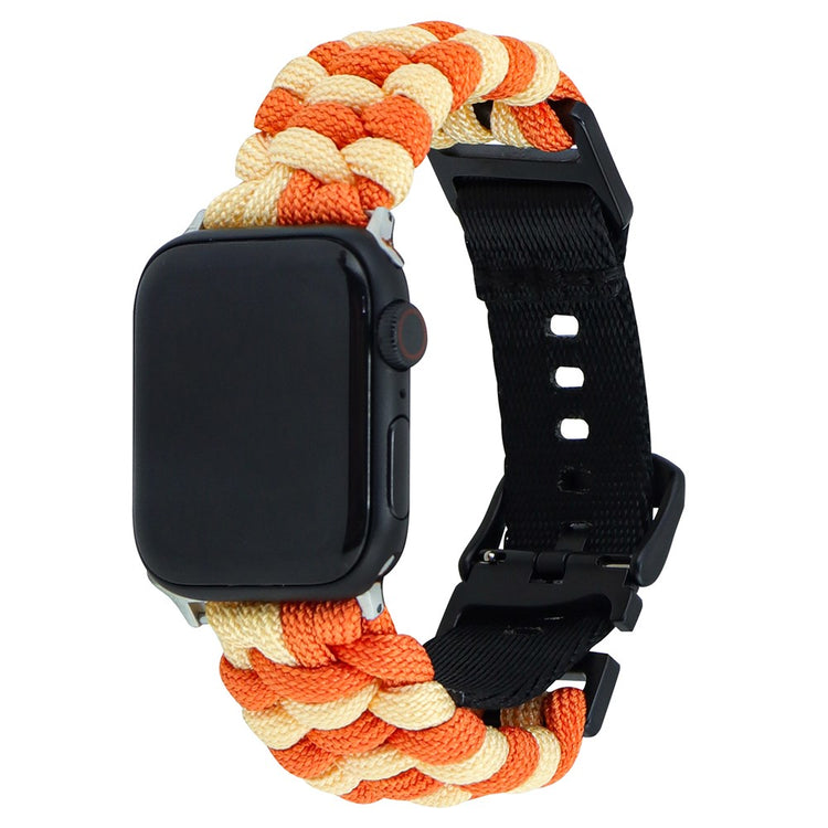 Vildt Pænt Nylon Universal Rem passer til Apple Smartwatch - Orange#serie_6