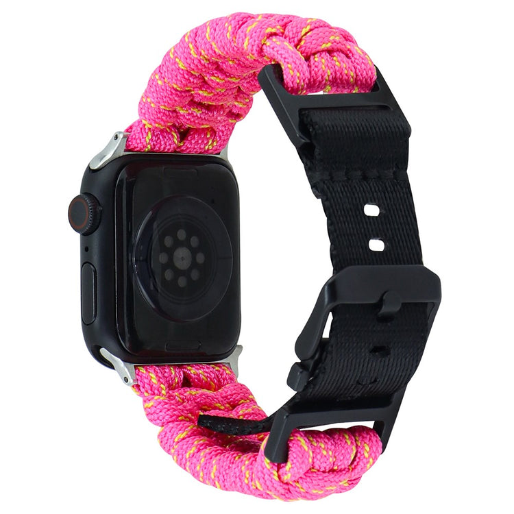 Vildt Pænt Nylon Universal Rem passer til Apple Smartwatch - Pink#serie_8