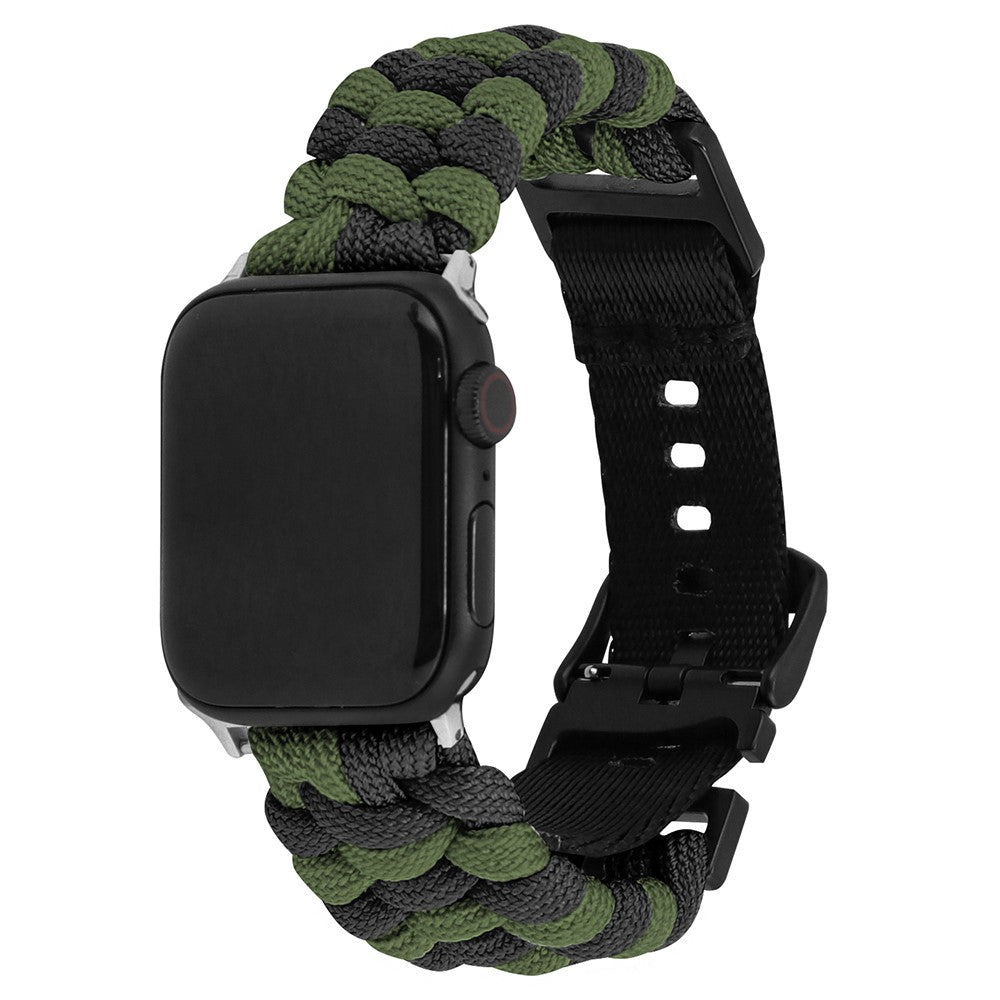 Vildt Pænt Nylon Universal Rem passer til Apple Smartwatch - Grøn#serie_9