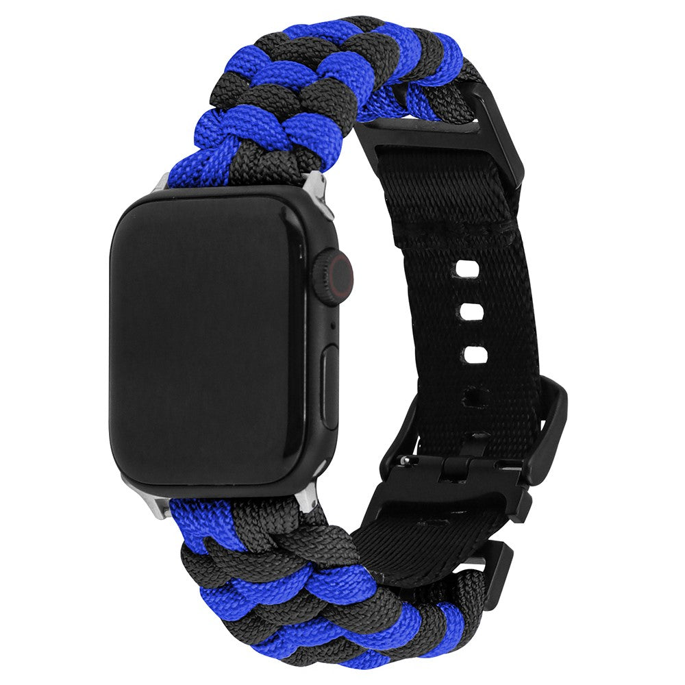 Vildt Pænt Nylon Universal Rem passer til Apple Smartwatch - Blå#serie_10