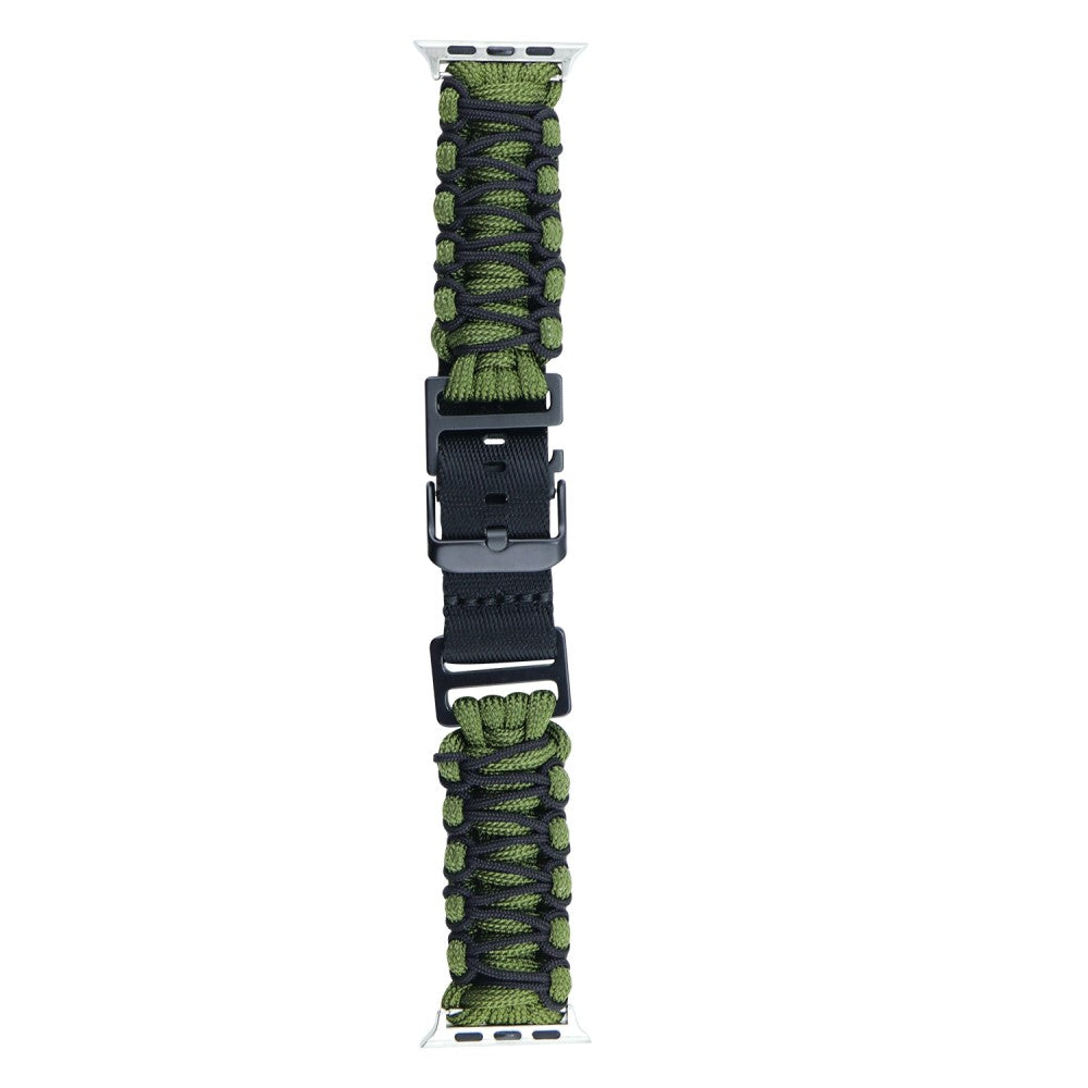 Tidsløst Nylon Universal Rem passer til Apple Smartwatch - Grøn#serie_4