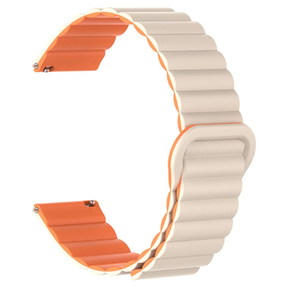 Rigtigt Flot Silikone Rem passer til 20mm - Orange#serie_7