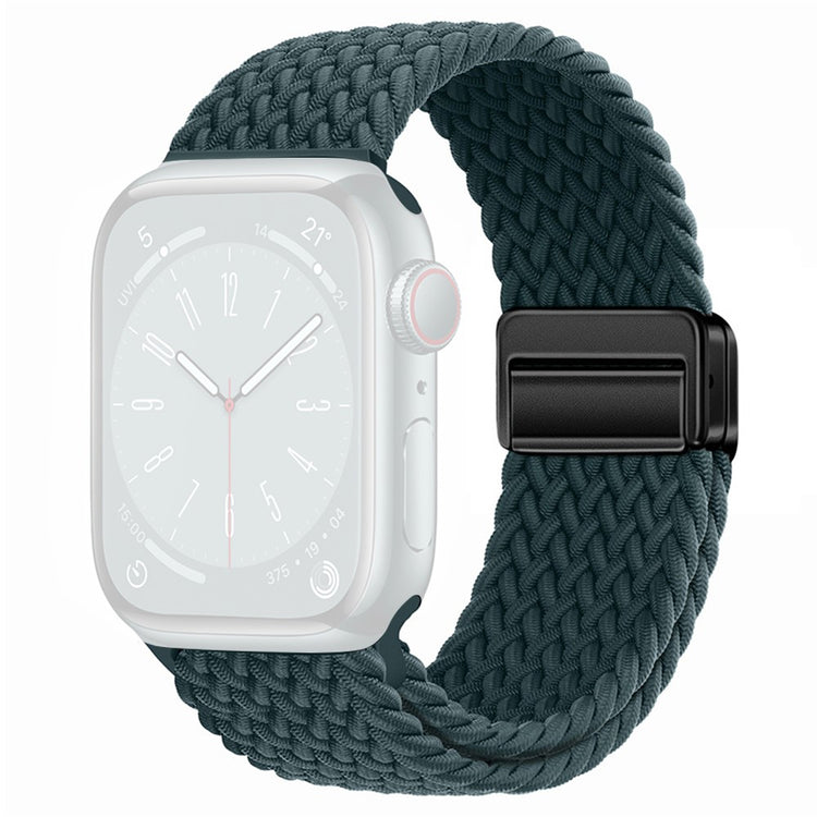 Rigtigt Godt Nylon Universal Rem passer til Apple Smartwatch - Grøn#serie_2