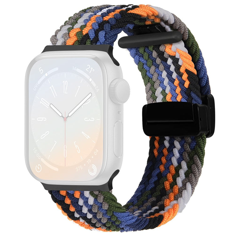 Rigtigt Godt Nylon Universal Rem passer til Apple Smartwatch - Flerfarvet#serie_8