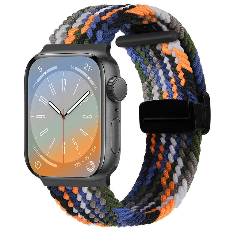 Rigtigt Godt Nylon Universal Rem passer til Apple Smartwatch - Flerfarvet#serie_8
