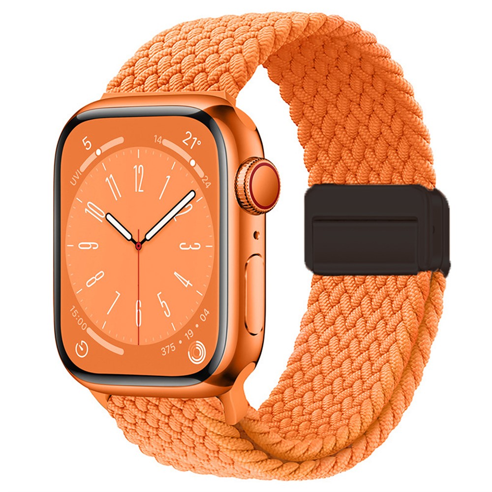 Rigtigt Godt Nylon Universal Rem passer til Apple Smartwatch - Orange#serie_12
