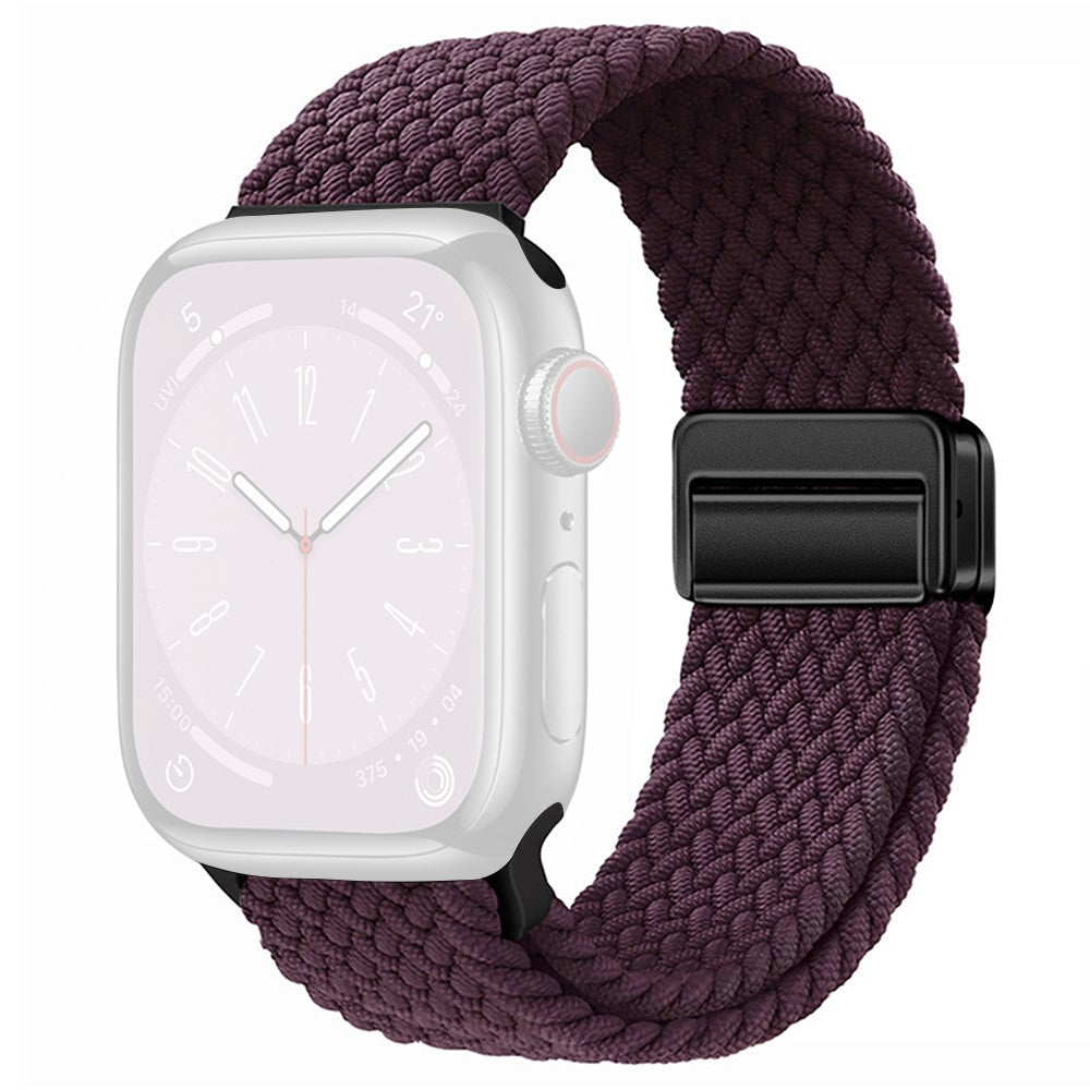 Rigtigt Godt Nylon Universal Rem passer til Apple Smartwatch - Lilla#serie_14