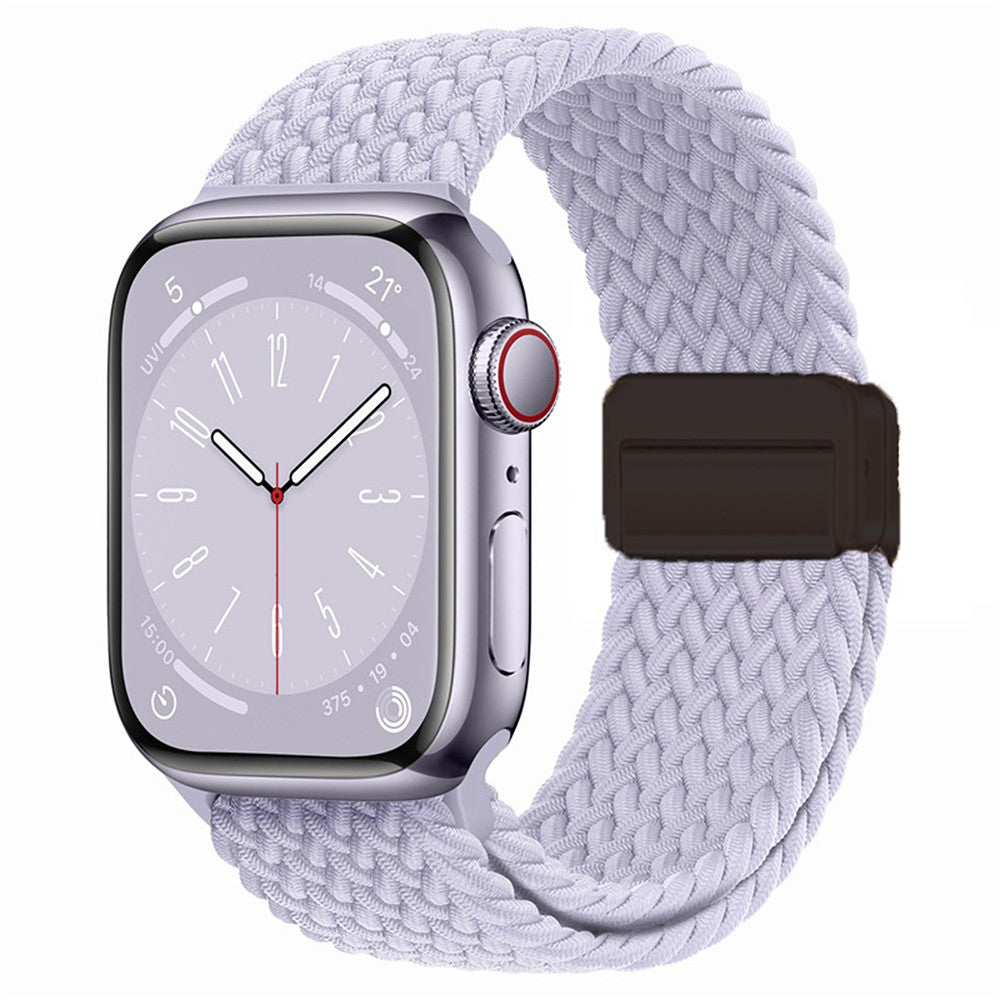 Rigtigt Godt Nylon Universal Rem passer til Apple Smartwatch - Lilla#serie_18