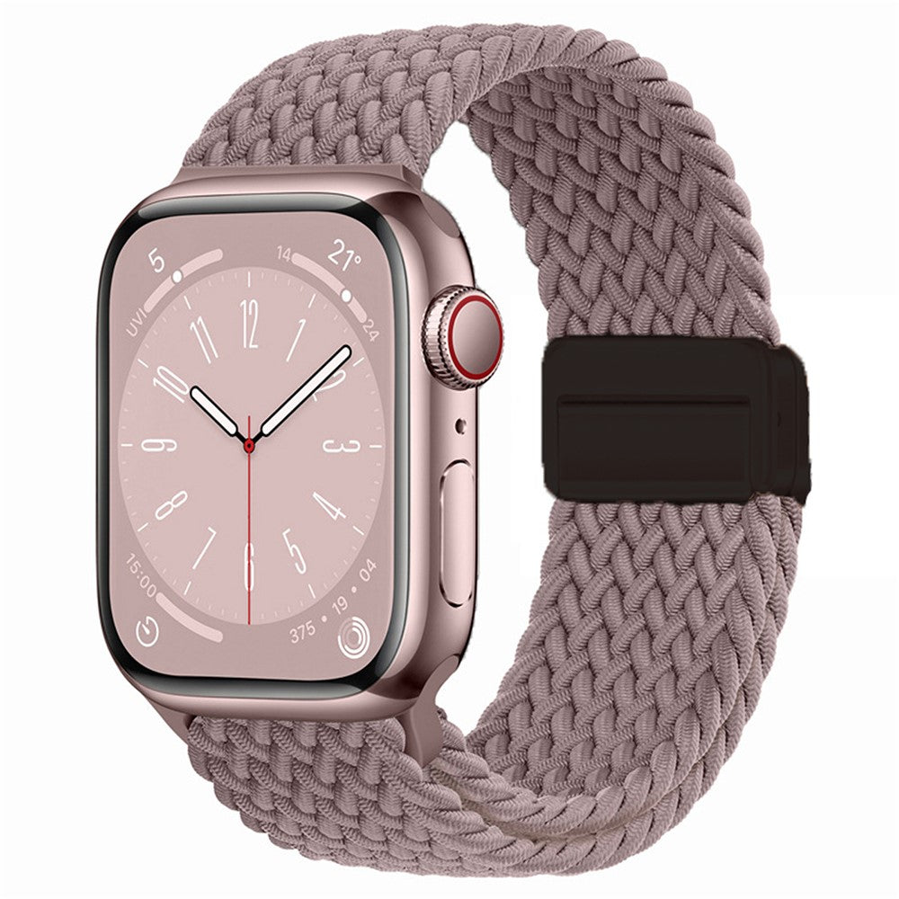 Rigtigt Godt Nylon Universal Rem passer til Apple Smartwatch - Lilla#serie_21