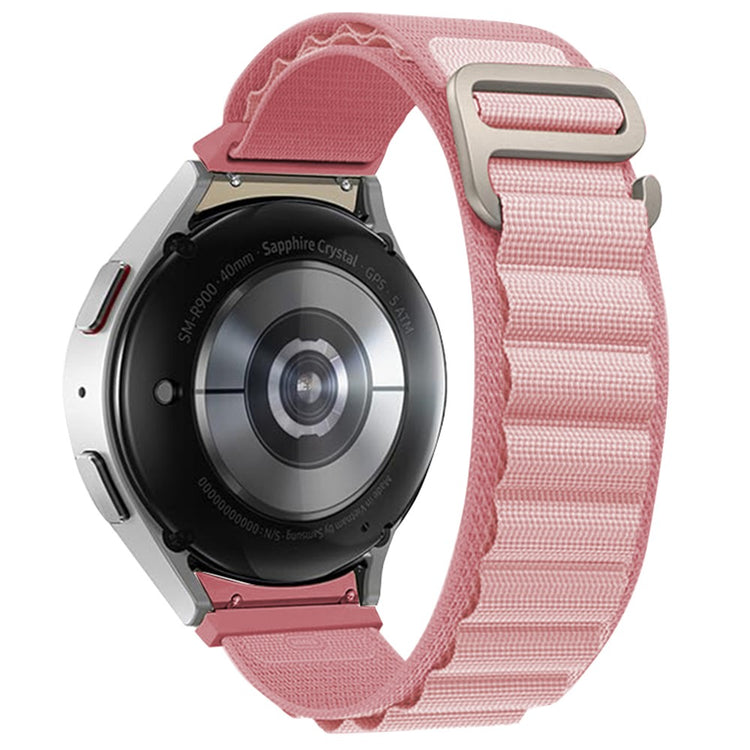 Helt Vildt Pænt Nylon Universal Rem passer til Samsung Smartwatch - Pink#serie_3