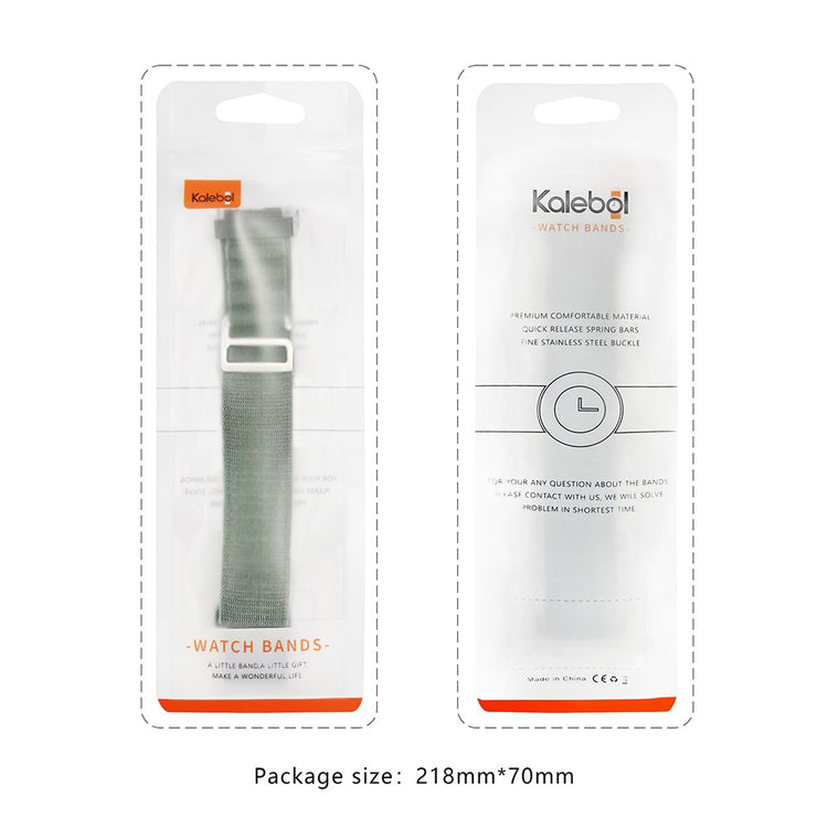 KALEBOL KLB-GSNL-001 Xiaomi Smart Band 8 Watch Strap Alpine Wrist Band with Watch Case - Green#serie_4