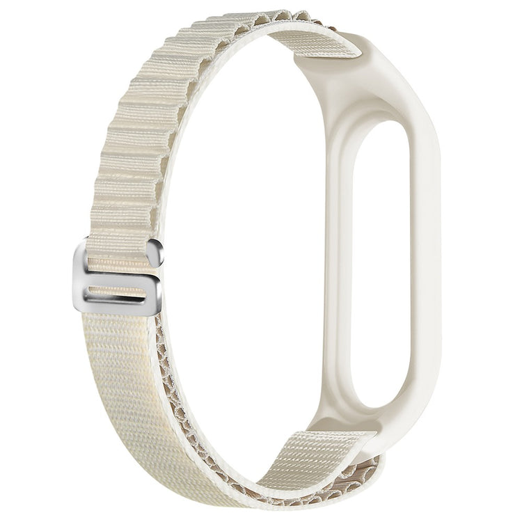 Super Godt Nylon Rem passer til Xiaomi Smart Band 8 - Hvid#serie_6