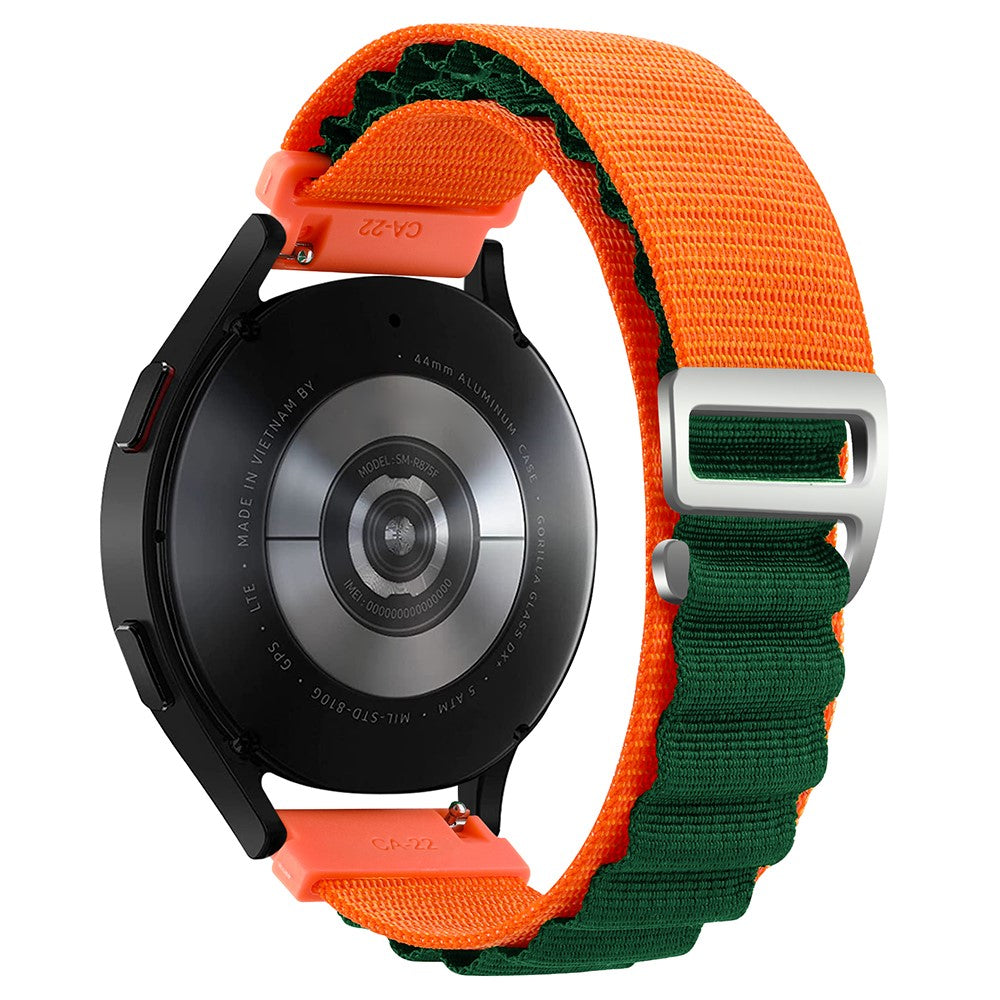 Alle Tiders Nylon Universal Rem passer til Smartwatch - Orange#serie_5