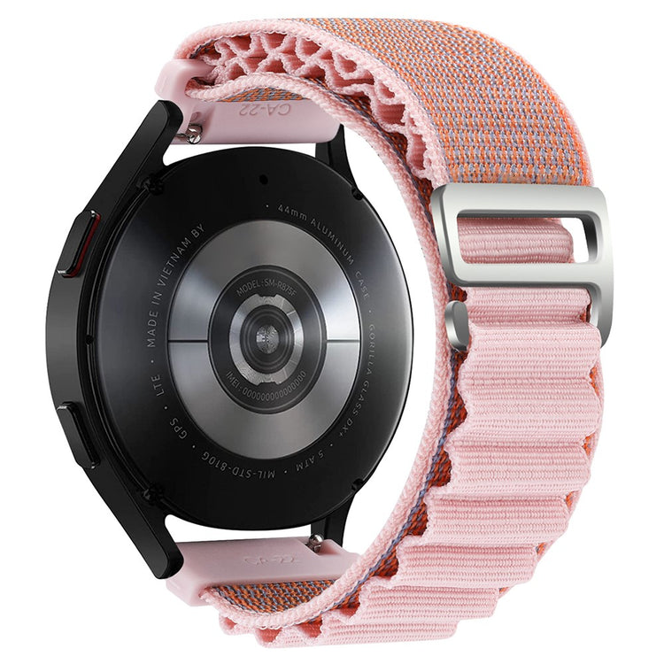 Alle Tiders Nylon Universal Rem passer til Smartwatch - Pink#serie_7