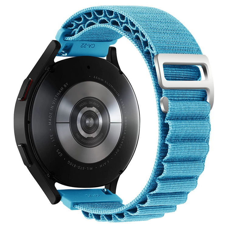 Alle Tiders Nylon Universal Rem passer til Smartwatch - Blå#serie_8
