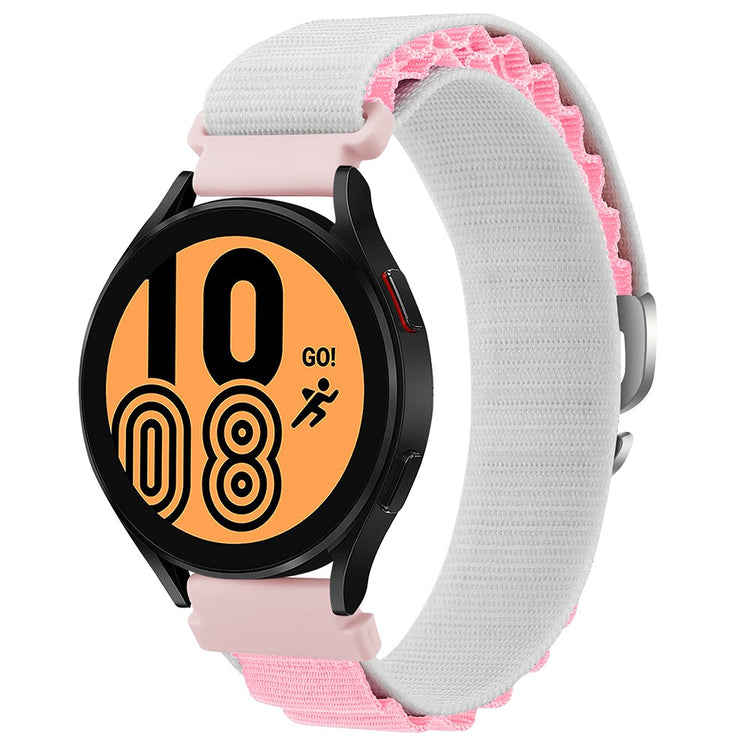 Alle Tiders Nylon Universal Rem passer til Smartwatch - Pink#serie_15