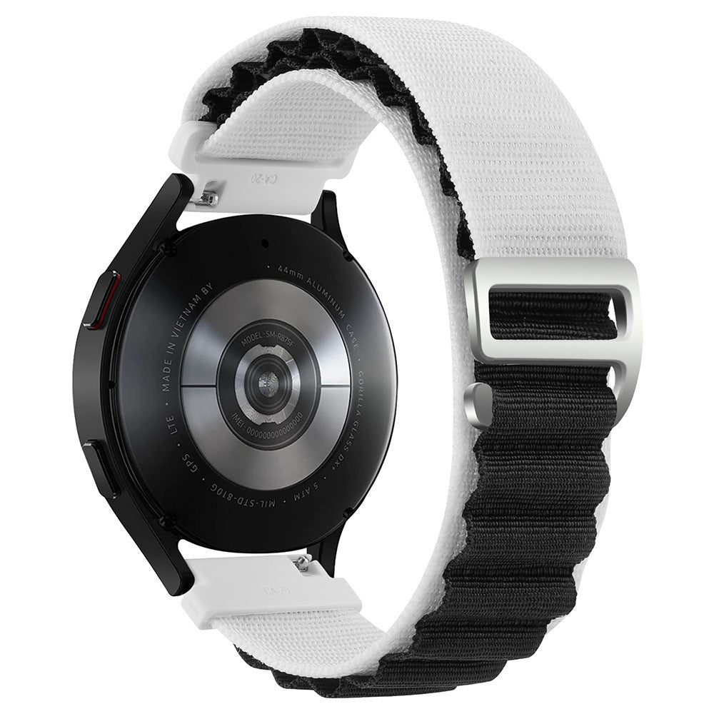Alle Tiders Nylon Universal Rem passer til Smartwatch - Hvid#serie_16