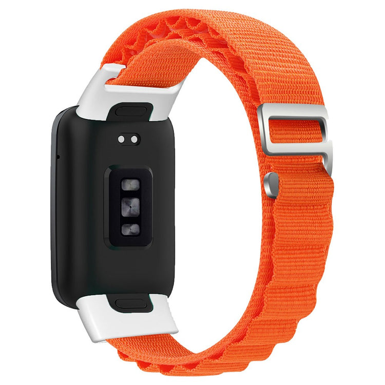 Mega Fint Nylon Rem passer til Xiaomi Mi Band 7 Pro - Orange#serie_2