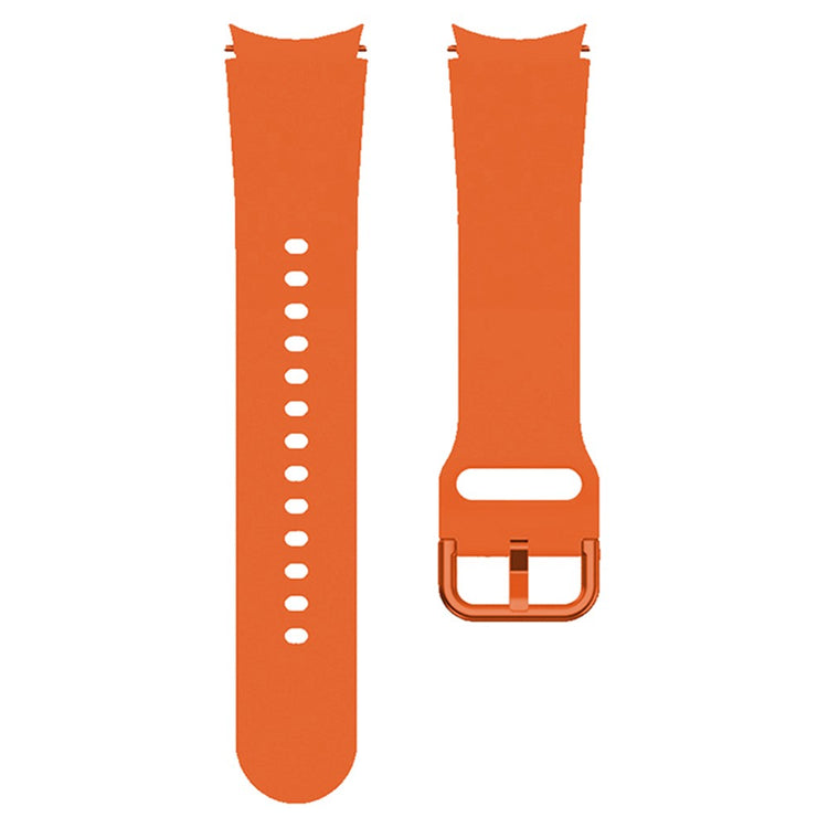 Tidsløst Silikone Universal Rem passer til Samsung Smartwatch - Orange#serie_3