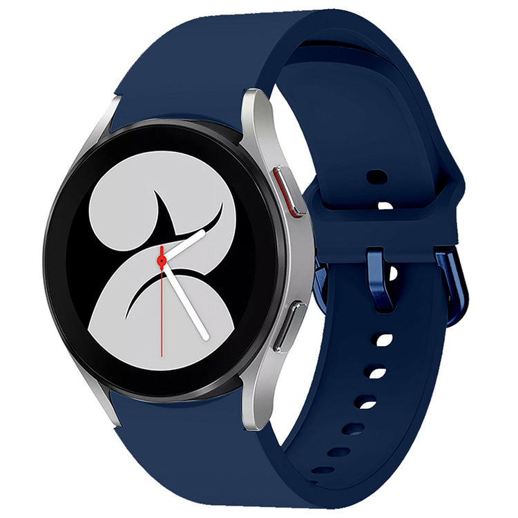 Tidsløst Silikone Universal Rem passer til Samsung Smartwatch - Blå#serie_4