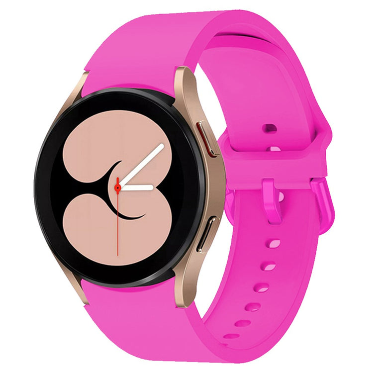 Tidsløst Silikone Universal Rem passer til Samsung Smartwatch - Pink#serie_10