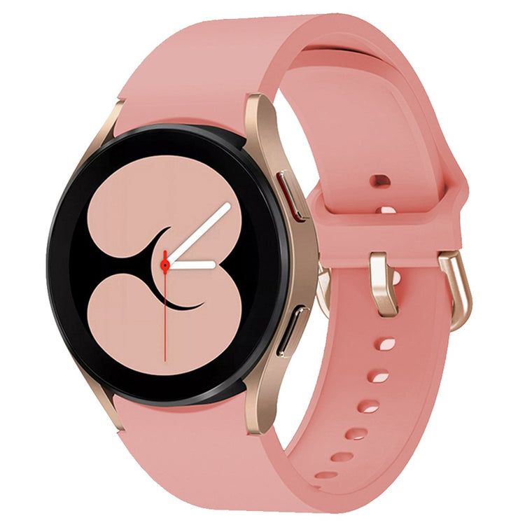 Tidsløst Silikone Universal Rem passer til Samsung Smartwatch - Pink#serie_12
