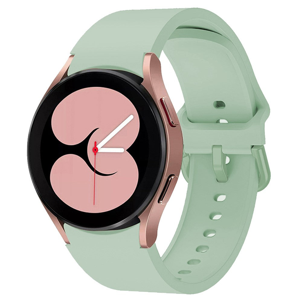 Tidsløst Silikone Universal Rem passer til Samsung Smartwatch - Grøn#serie_13