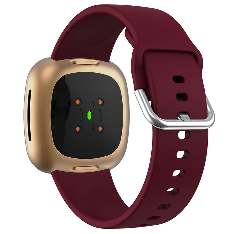Mega Flot Silikone Universal Rem passer til Fitbit Smartwatch - Rød#serie_7