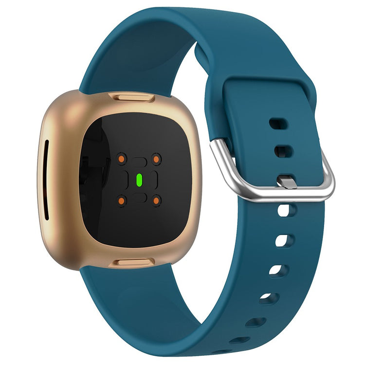 Mega Flot Silikone Universal Rem passer til Fitbit Smartwatch - Grøn#serie_10