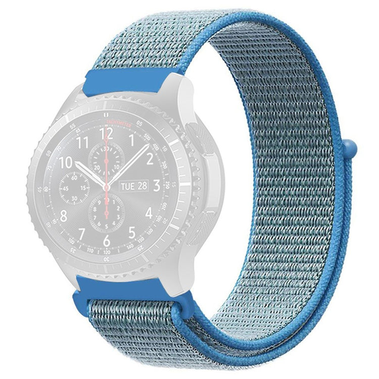 Mega Nydelig Nylon Universal Rem passer til Smartwatch - Blå#serie_7