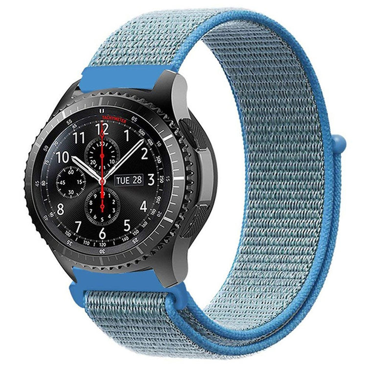 Mega Nydelig Nylon Universal Rem passer til Smartwatch - Blå#serie_7