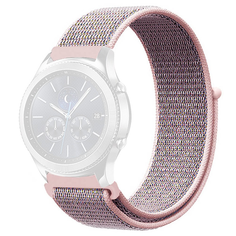 Mega Nydelig Nylon Universal Rem passer til Smartwatch - Pink#serie_9