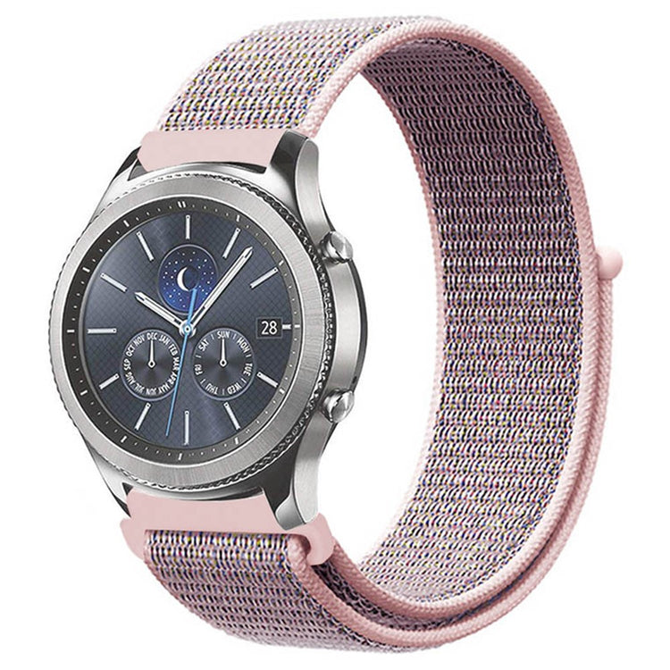 Mega Nydelig Nylon Universal Rem passer til Smartwatch - Pink#serie_9