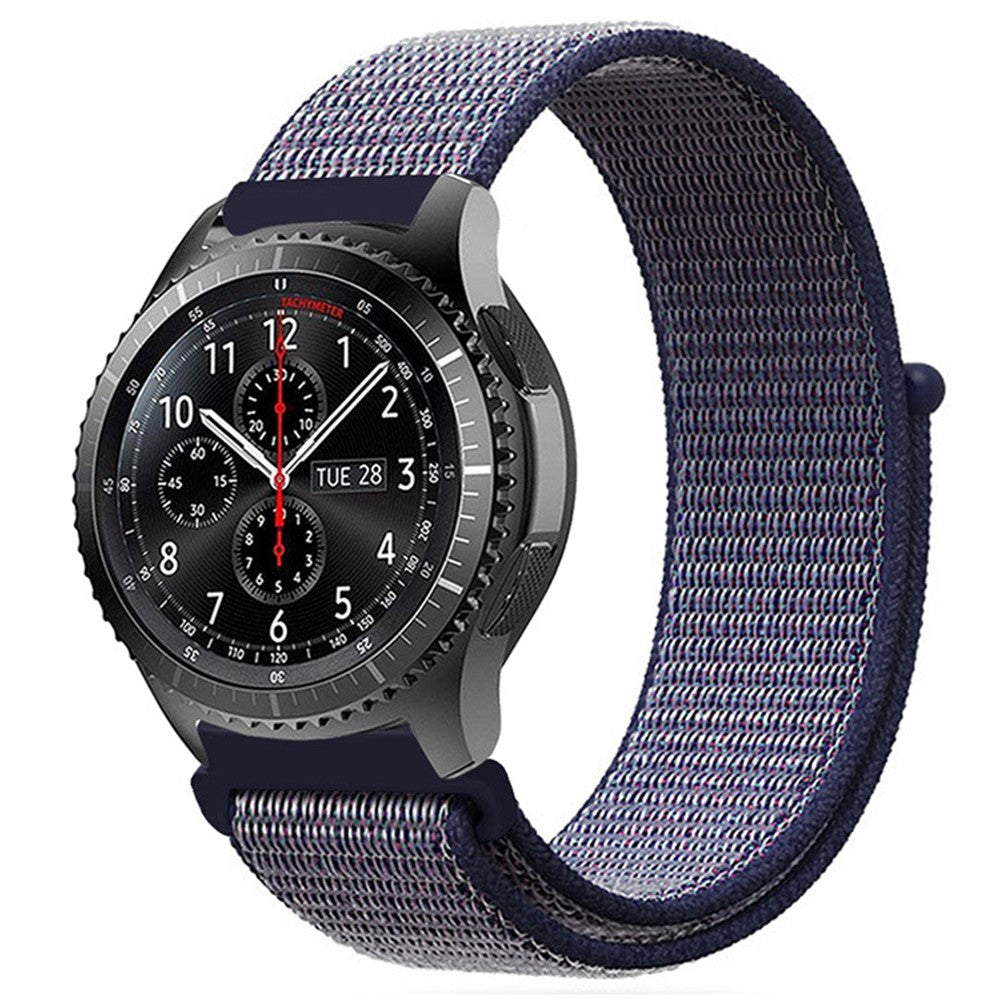 Mega Nydelig Nylon Universal Rem passer til Smartwatch - Blå#serie_12