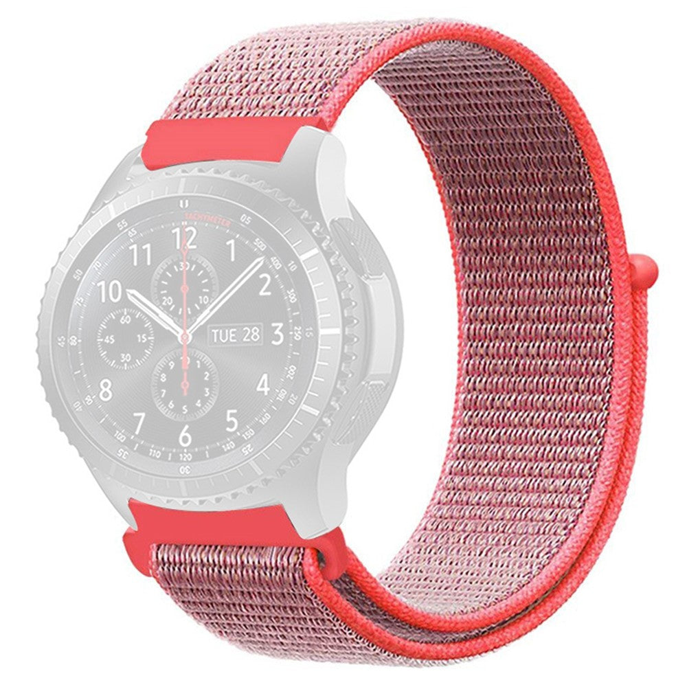 Mega Nydelig Nylon Universal Rem passer til Smartwatch - Pink#serie_13