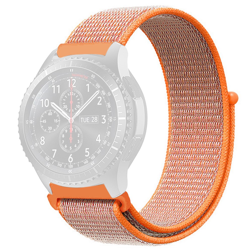 Super Godt Nylon Universal Rem passer til Smartwatch - Orange#serie_3
