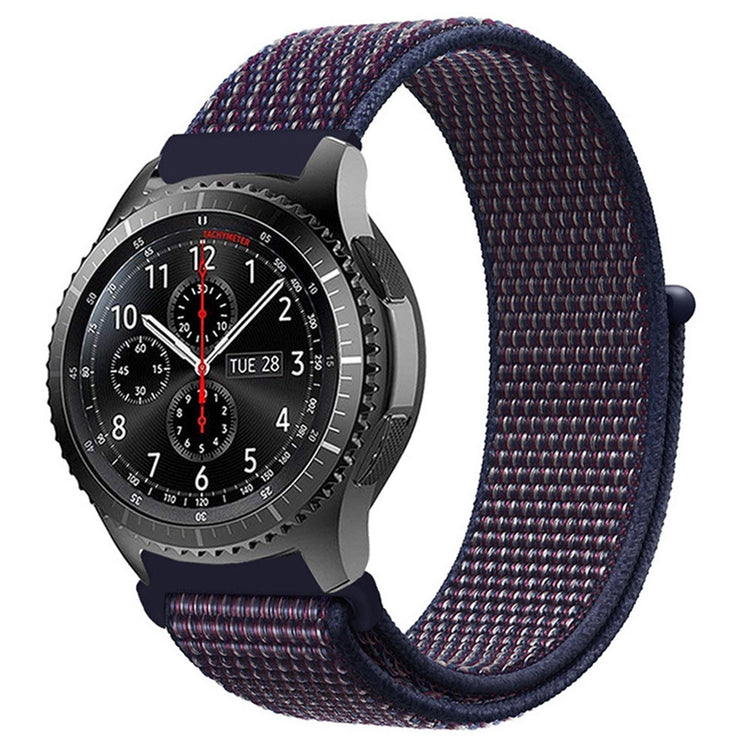 Super Godt Nylon Universal Rem passer til Smartwatch - Blå#serie_4