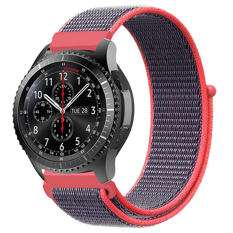 Super Godt Nylon Universal Rem passer til Smartwatch - Pink#serie_8