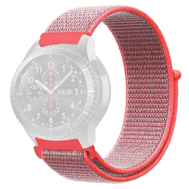 Super Godt Nylon Universal Rem passer til Smartwatch - Pink#serie_13