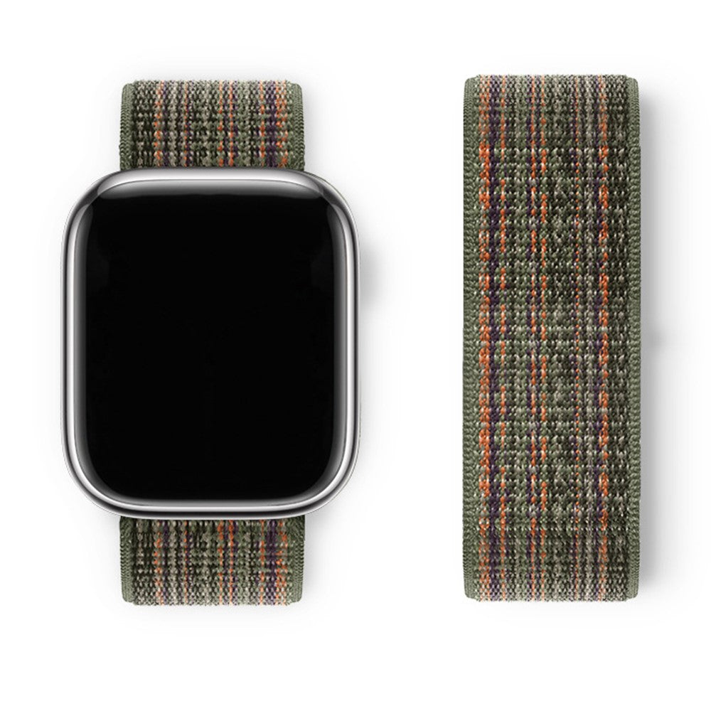 Meget Skøn Nylon Universal Rem passer til Apple Smartwatch - Grøn#serie_1
