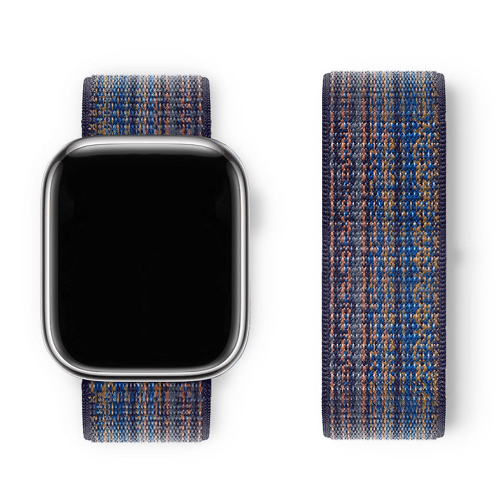 Meget Skøn Nylon Universal Rem passer til Apple Smartwatch - Blå#serie_2