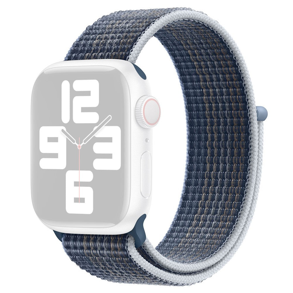 Meget Skøn Nylon Universal Rem passer til Apple Smartwatch - Blå#serie_3