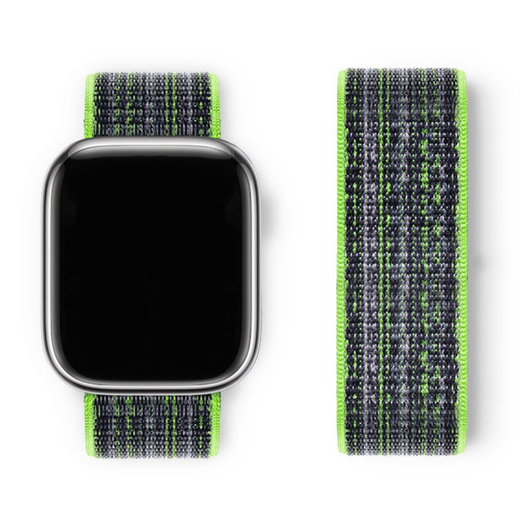Meget Skøn Nylon Universal Rem passer til Apple Smartwatch - Grøn#serie_5