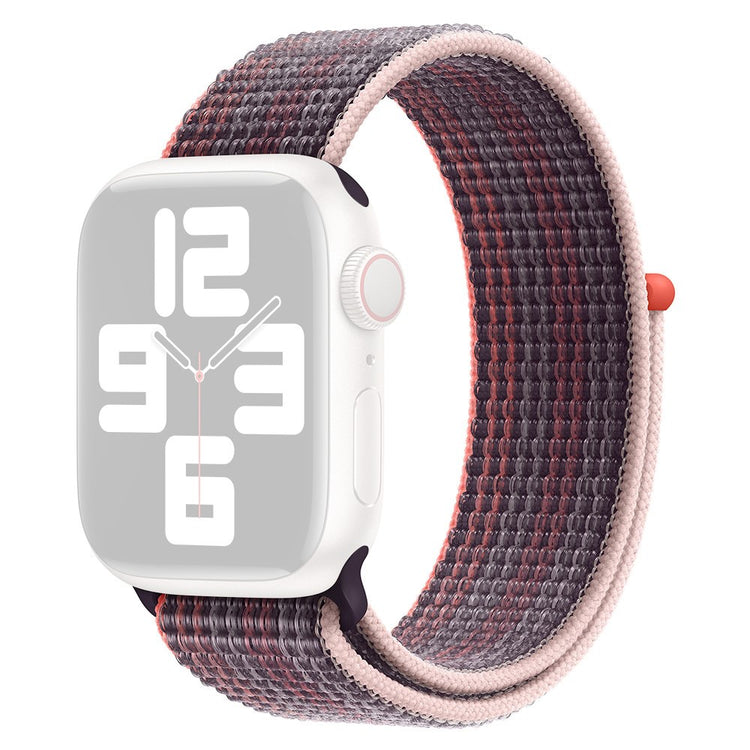 Meget Skøn Nylon Universal Rem passer til Apple Smartwatch - Lilla#serie_6