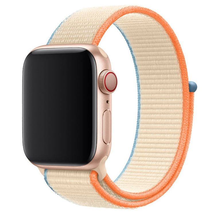 Meget Skøn Nylon Universal Rem passer til Apple Smartwatch - Hvid#serie_7
